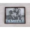 Cadre pour photo avec lettre en bois