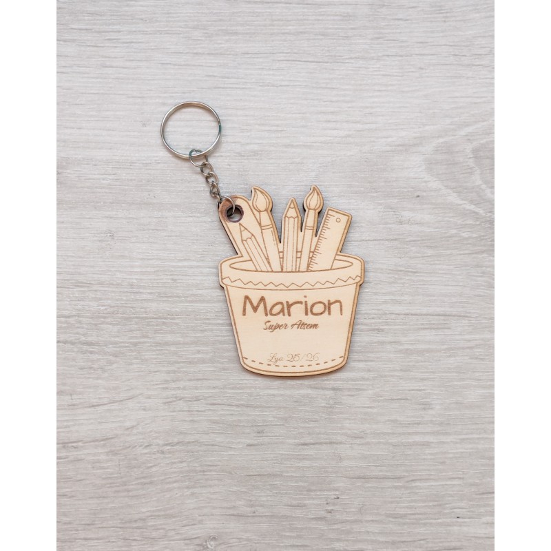 Porte-clés personnalisé Pot à crayons