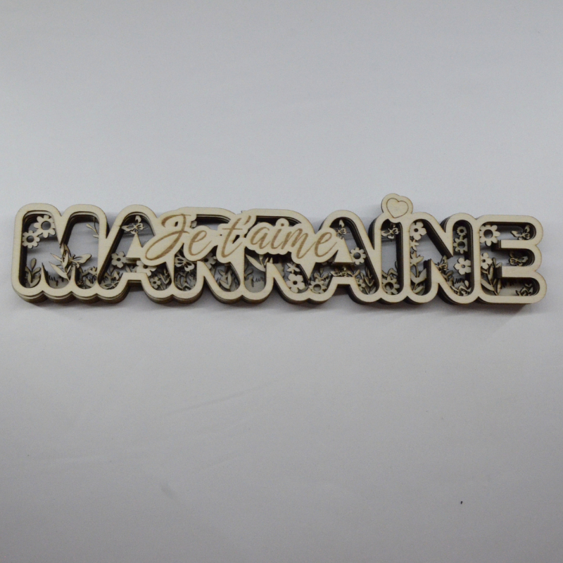 "Je t'aime Marraine" neutre