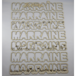 "Je t'aime Marraine" neutre