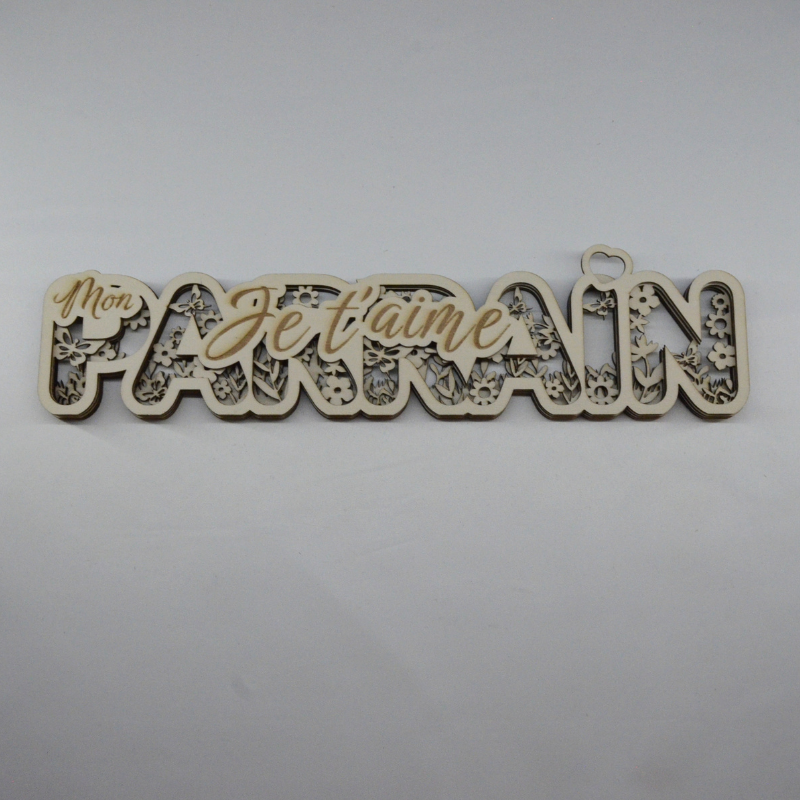 "Je t'aime Parrain" neutre