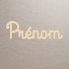 Prénom en bois