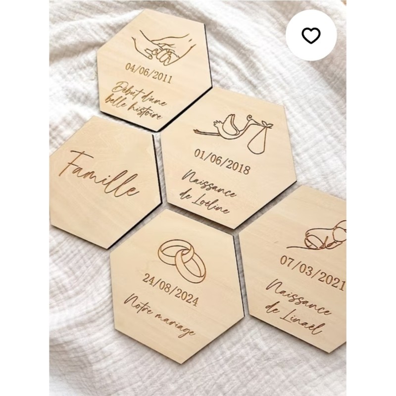 Décoration en bois à personnaliser